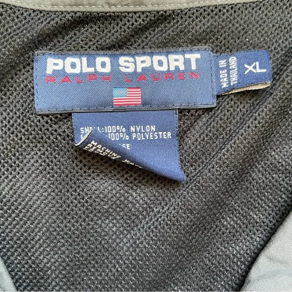 Ralph Lauren POLO SPORT WINDBREAKER Nylon JACKET XL VINTAGE 90s